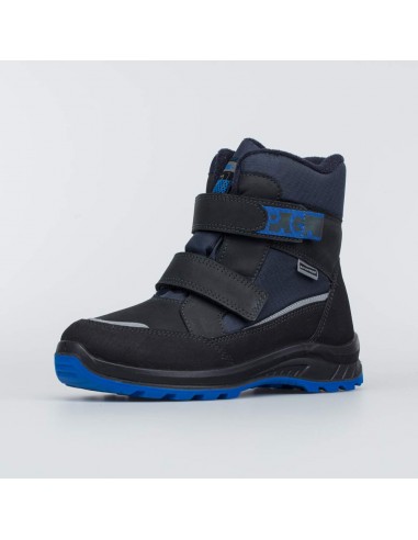 754969-41 Мембранные ботинки черно-синие Котофей